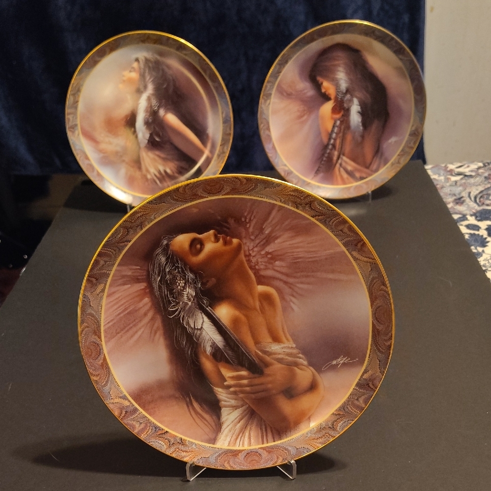 Vintage Native American Plate Set (By Lee Bogle)